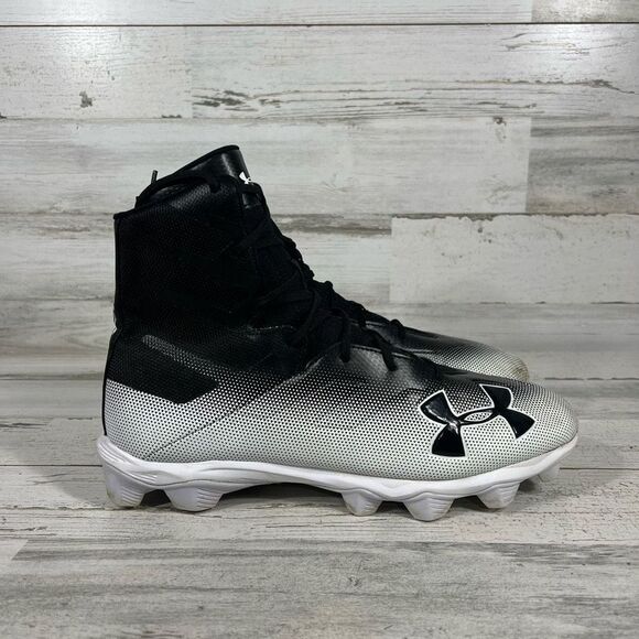 Under Armour Mens‎ Highlight RM Football Cleats Athletic Shoes Black White US 13 - Picture 1 of 8